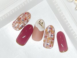 ツイード☆ネイルデザイン