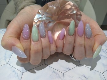 ネイルサロン グレイス(Grace)/【スカルプ】春色ワンカラー