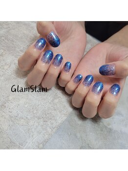 グラムスラム 福島店(GLAMSLAM)/ブルーラメグラ♪