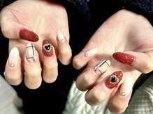 ネイルアンドアイラッシュサロン エスポアール(nail&eyelash salon espoir)/バレンタインネイル☆彡