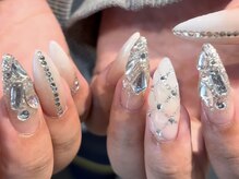 ブリスネイル 名護店(Bliss.nail)/長さだし＋パーツ盛り放題