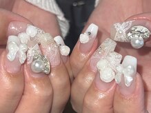 つめノさき/ガーリーレースネイル