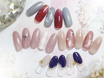 ネイルサロン キュラソー(Curacao)の写真/名駅&22時まで営業★忙しい女性も仕事帰りにネイルチェンジ♪≪オフ無料＆ケア込◆シンプル定額 ¥5800～≫