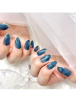 サロンドシエル(salon de ciel)/ターコイズブルー×ニュアンス