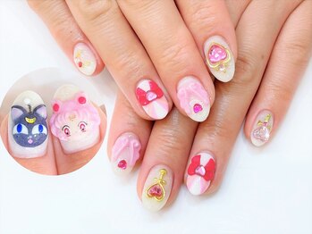 ネイルコレクション ピンク(Nail Collection Pink)/キャラ♪ちびうさ＆ルナＰボール