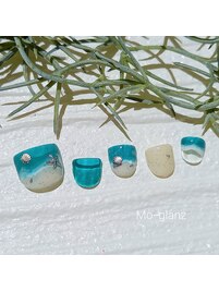 夏限定フットデザイン