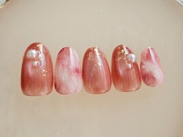 ピンクニュアンスネイル