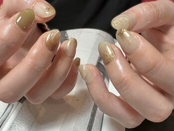 デューネイルスタジオ(dew nail studio)/グリーンニュアンス