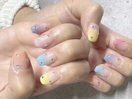 120分アートつけ放題ネイル