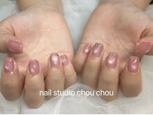 ネイルアンドアイラッシュスタジオ シュシュ(chouchou)/ピンクマグ水光マグワンカラー
