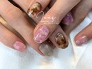 定額L｜水滴ネイル