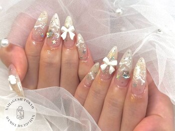 ネイルズガッシュ 溝の口店(NAILs GUSH)/ガーリー/キラキラ/星/りぼん