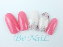 ビーネイル(Be NaiL)/レトロフラワーネイル
