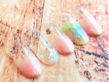 ガーデン ヘア&エステ&ネイル Garden/花柄