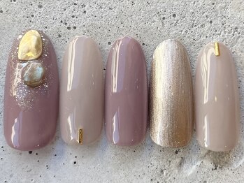 フリークネイル(FREAK Nail)/メタルシンプルピンク ¥8500