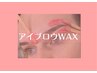 全員【アイブロウWAX×ハイドロジェリーマスク】細かい産毛もスッキリ☆¥5000