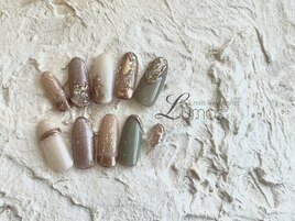 くすみニュアンスネイル