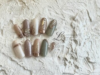 ルーモス 桜川店(Lumos)/くすみニュアンスネイル