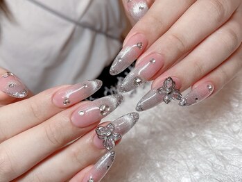 レアネイル 新宿(le'a nail)/マグネットフレンチ