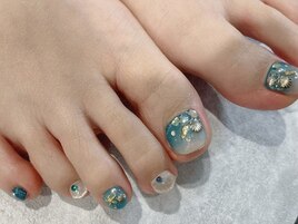 リゾートフットネイル