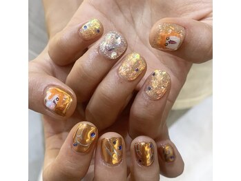 アングゥ ウル(ungu ul)/オレンジネイル