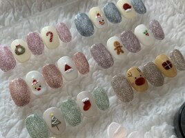手描き　クリスマス　フラッシュ