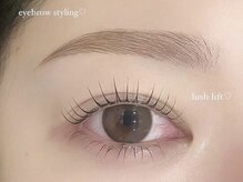 アンフルール 福岡天神店(Une fleur)/【ラッシュリフト×アイブロウ】