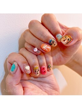 リグネイルスタジオ(Lig nail studio)/色鉛筆ネイルアート