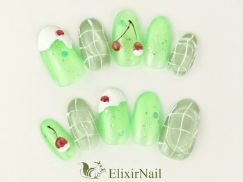 エリクサーネイル 池袋(Elixir Nail)/定額cやり放題/クーポン使用