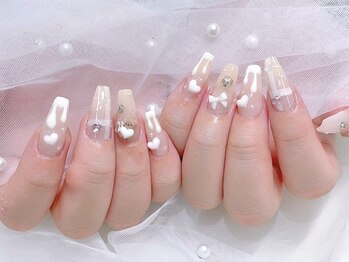 アニュバイアンジュ(anu_by.anju)/ワンホン/オフィスネイル/ジェル