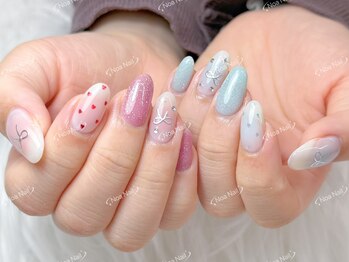ノア ネイル(Noa Nail)/定額ネイル　ハートネイル