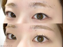 ブーケ(BOUQUET)/まつ毛パーマ+アイブロウWAX