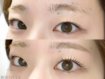 ブーケ(BOUQUET)/まつ毛パーマ+アイブロウWAX