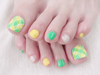 ネイルサロン ジェイ(Nail Salon J)/チェックパステルネイル