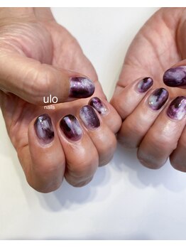 ウロネイルズ(ulo nails)/アメジスト天然石ネイル