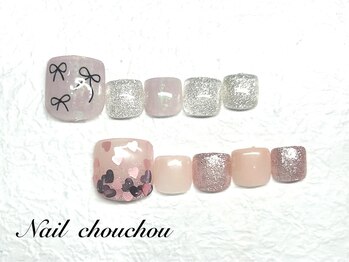 ネイルシュシュ 橋本店(nail chou chou)/フットネイル7500円