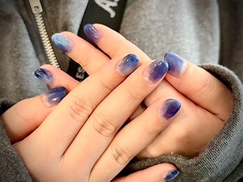 ヌル ネイル 堀江(NURU NAIL HORIE)/ブルべニュアンスネイル☆