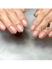 ラメラインネイル