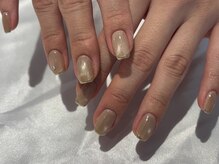 シェルネイル(SHELL NAIL)/ぷるマグ/フレンチ/staff:fujii