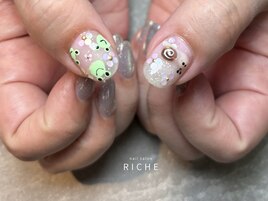 梅雨ネイル