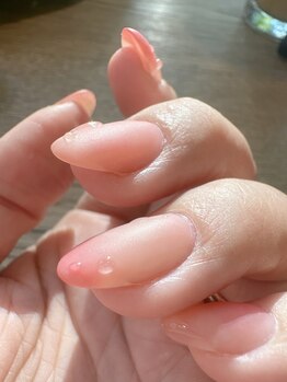ネイル ミンク(nail mink)/桃！