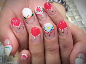 ネイルエルーシェ 立川店(Nail Ercher)/刺繍ネイル