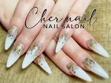 シェル ネイル(Cher nail)/キラキラスカルプ【Cher nail】