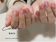 カラネイル 南森町店(calla nail)/ピーチカラー