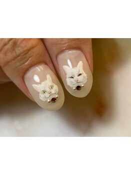 手描きアートが得意なサロン