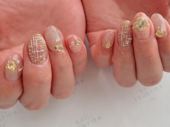 ネイルフロンティア 吉祥寺(NAIL FRONTIER)/ワンホンツイードチェック14980