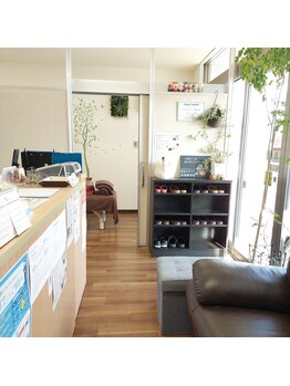 白鳥接骨院 オステオパシー整体スワン/店舗入り口付近