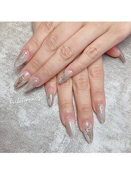 ベルテルナエス(belleterna S.)/gray × white nuance