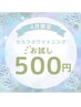 【6月限定◆白い歯応援CP】セルフホワイトニング(9分2セット)1回　¥500