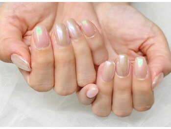 ネイルアンドアイラッシュスタジオ シュシュ(chouchou)/オーロラワンカラー春夏秋冬